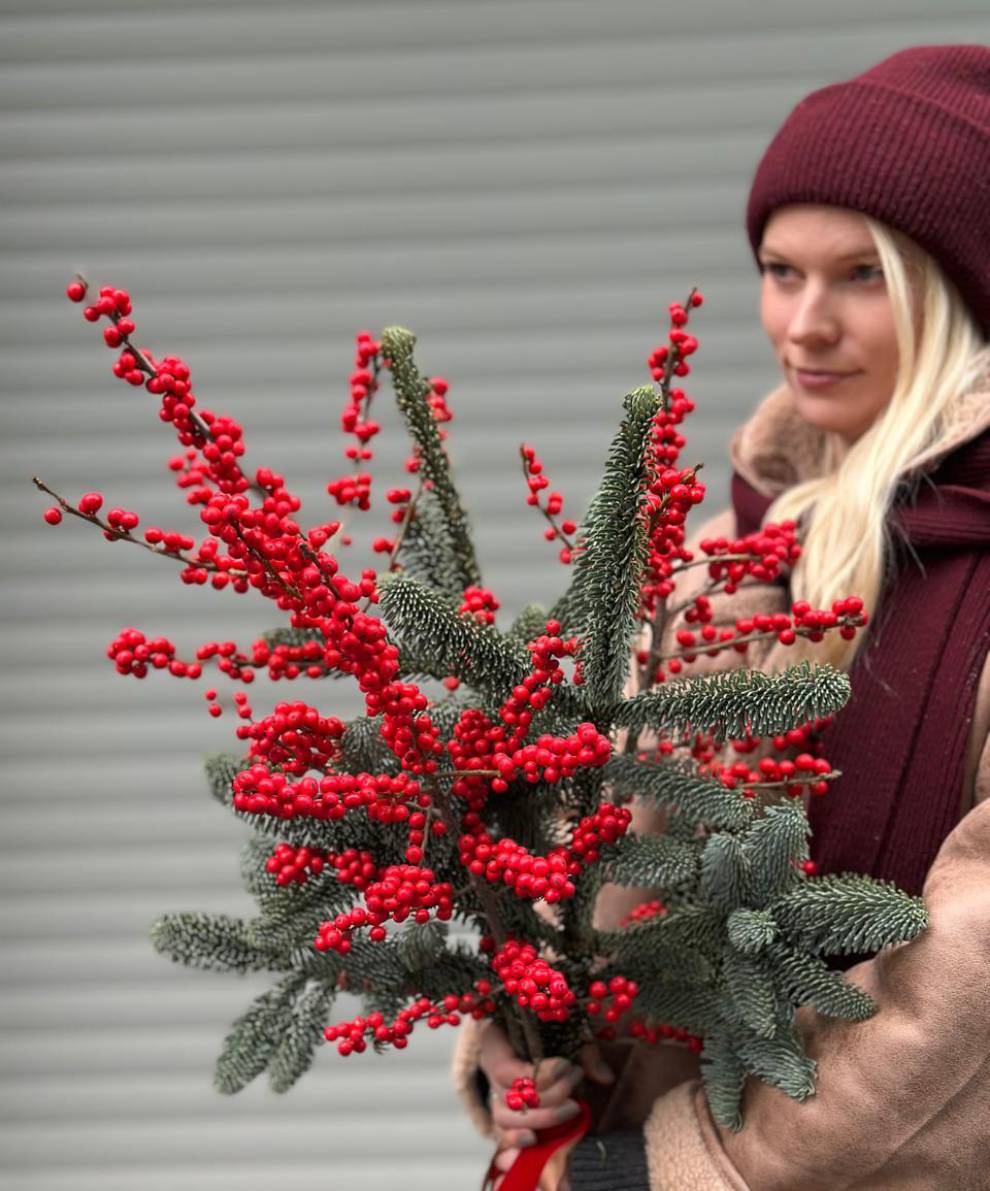Дуо букет "Зима на пороге"